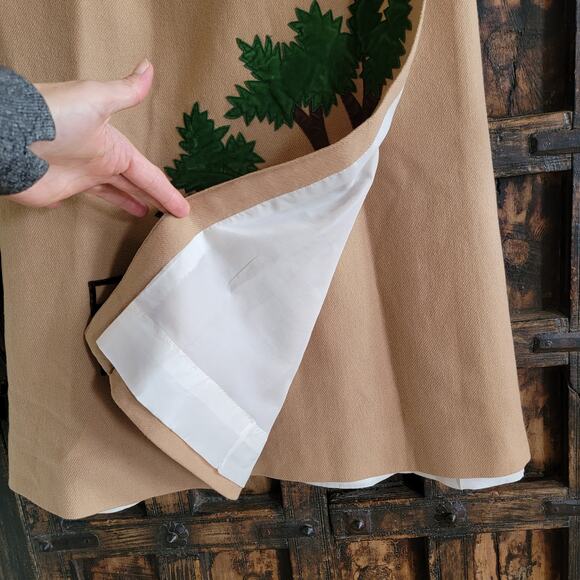 Bettmaar Vintage Ranch Horse Applique Wool Skirt Sz 12 - Picture 5 of 8